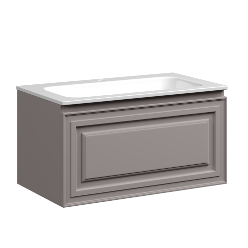 Тумба под раковину Sancos Very VR80SM 80х40 подвесная цвет бежевый